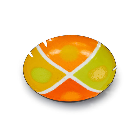 Yellow & Orange Artisanal Modern Plate