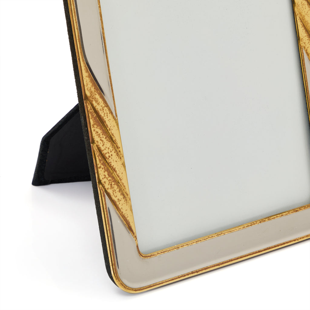 Silver & Gold Table Mirror