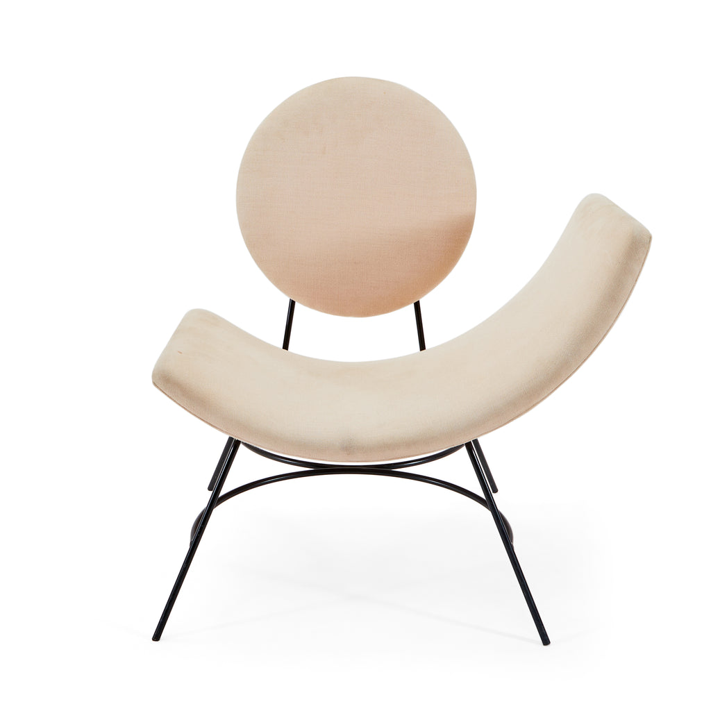 White Elroy Modern Left Arm Lounge Chair