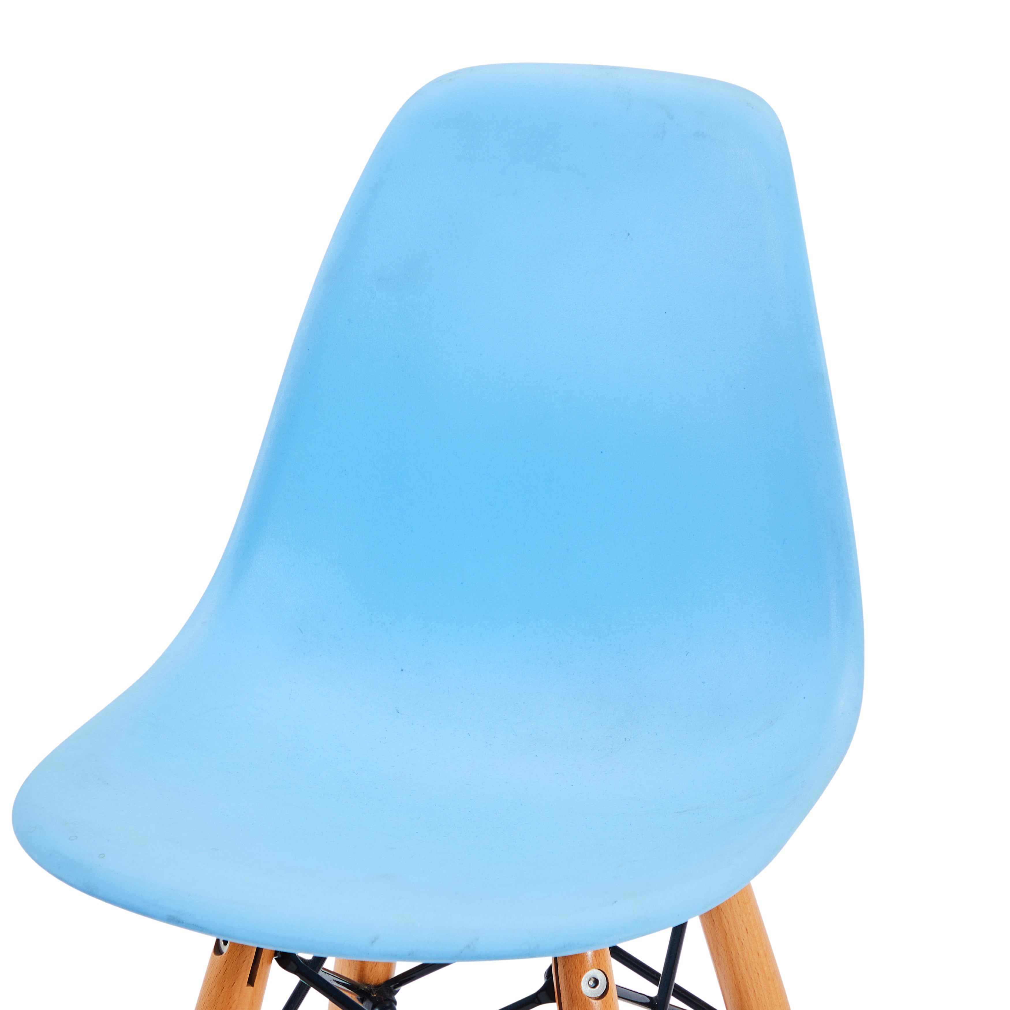 Shell Chair Blue Blue Kids Size Shell Chair - Gil & Roy Props