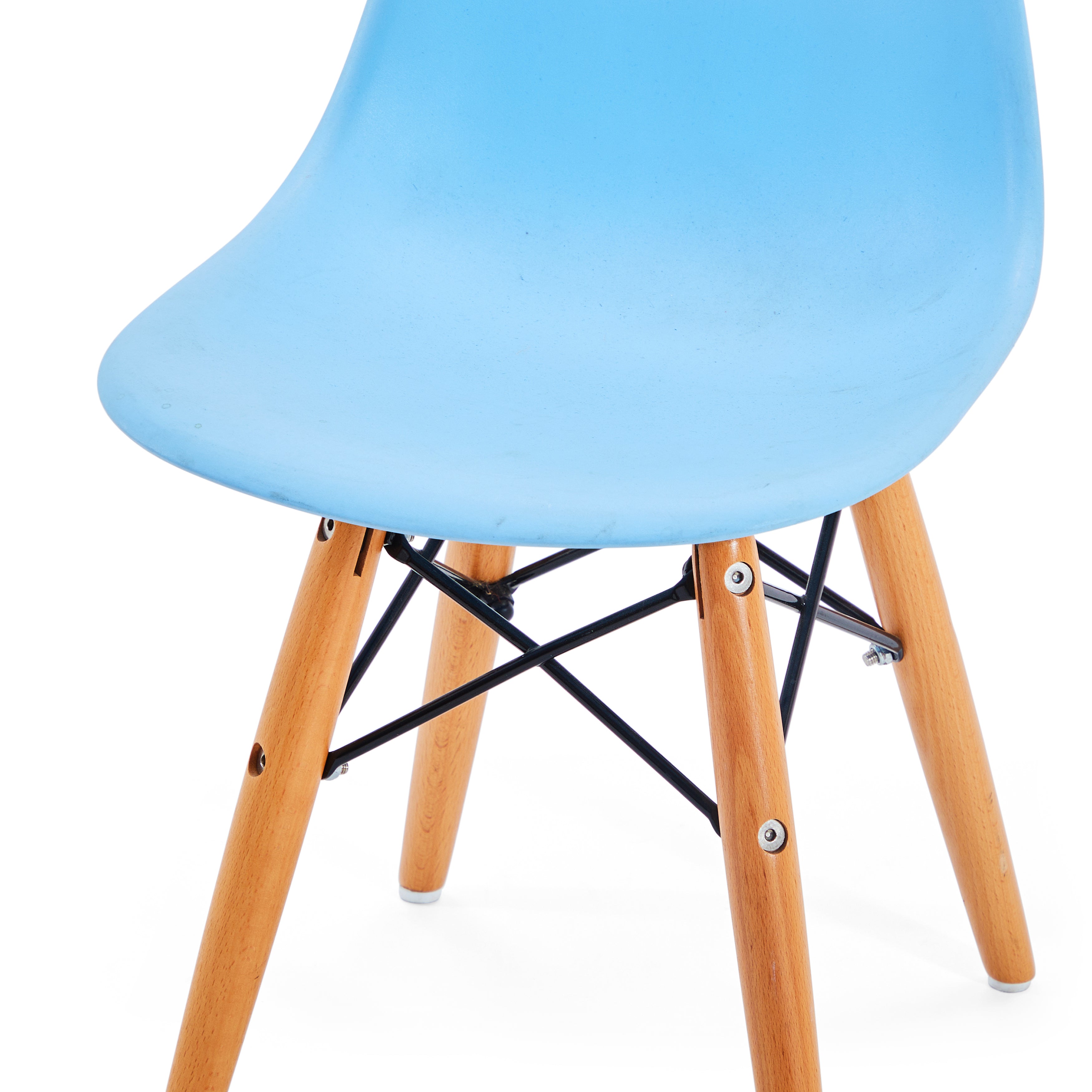 Shell Chair Blue Blue Kids Size Shell Chair - Gil & Roy Props