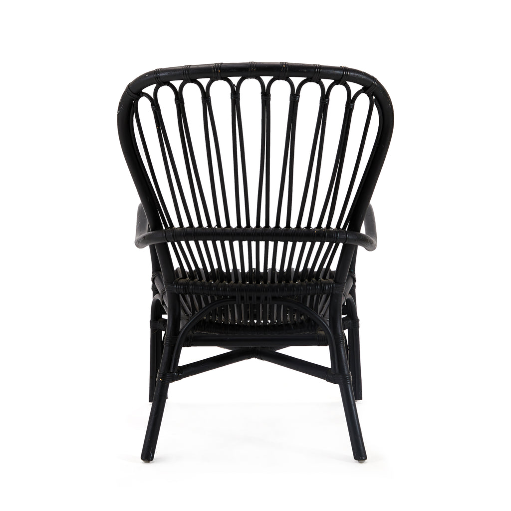 Black Ratan Outdoor Chair