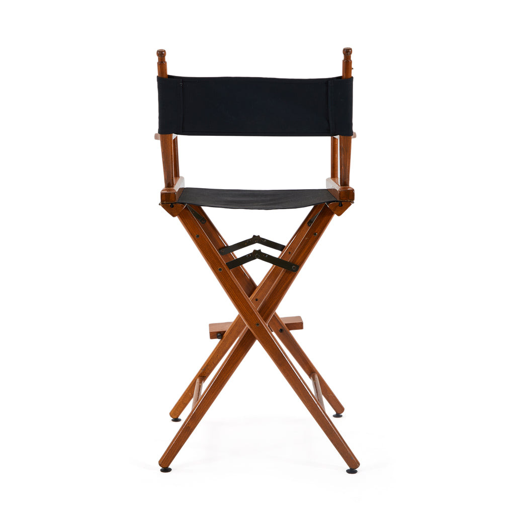 Black & Wood Tall Director's Chair