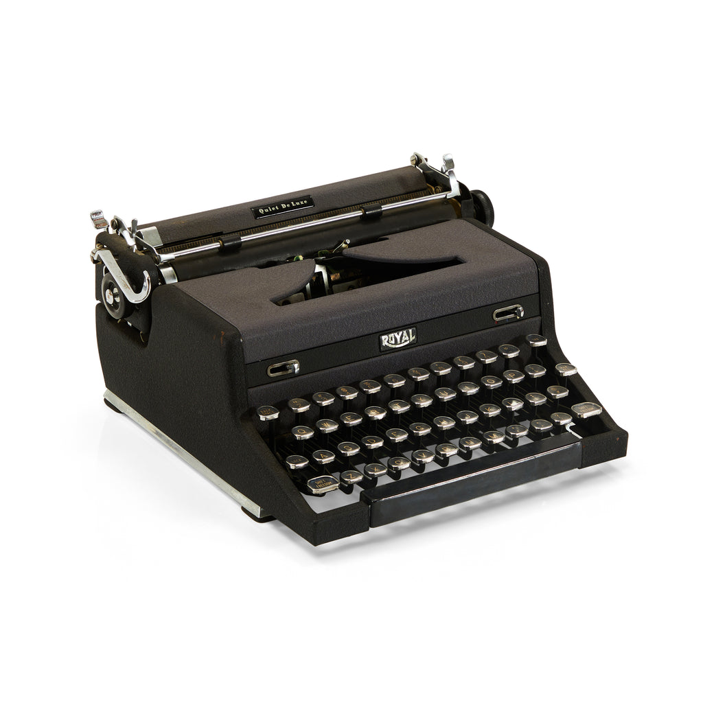 Black Vintage Royal Typewriter