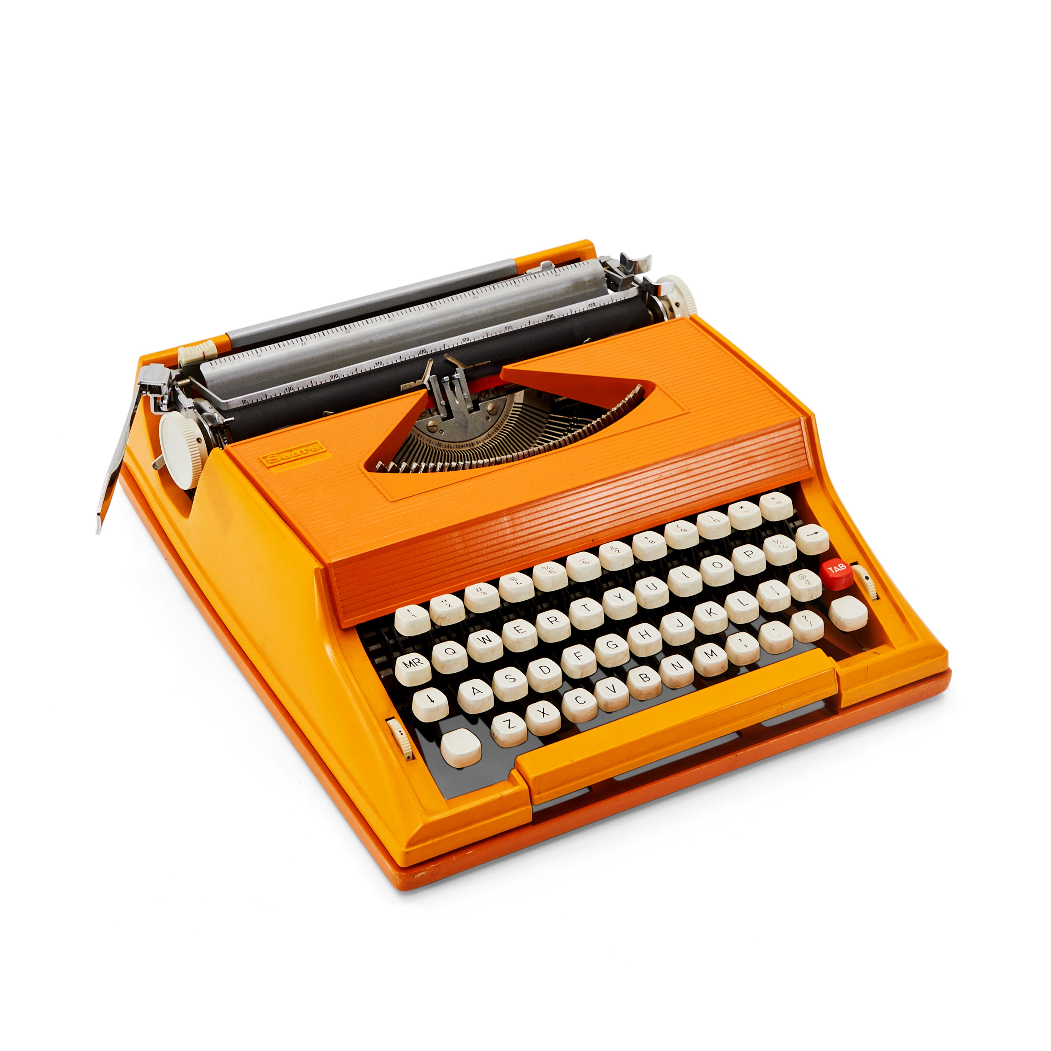 Orange Sears Portable Typewriter - Gil & Roy Props
