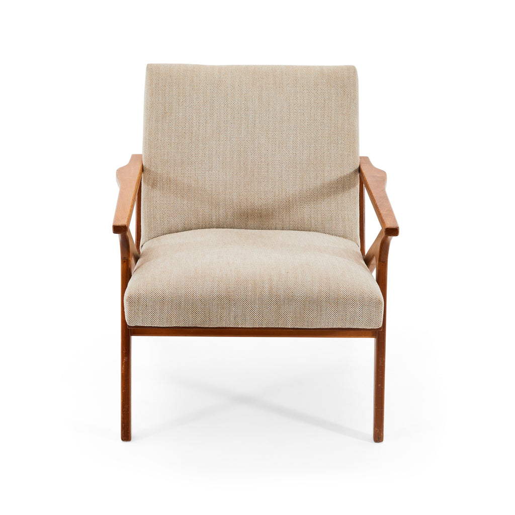 Beige Cavett Fabric Arm Chair