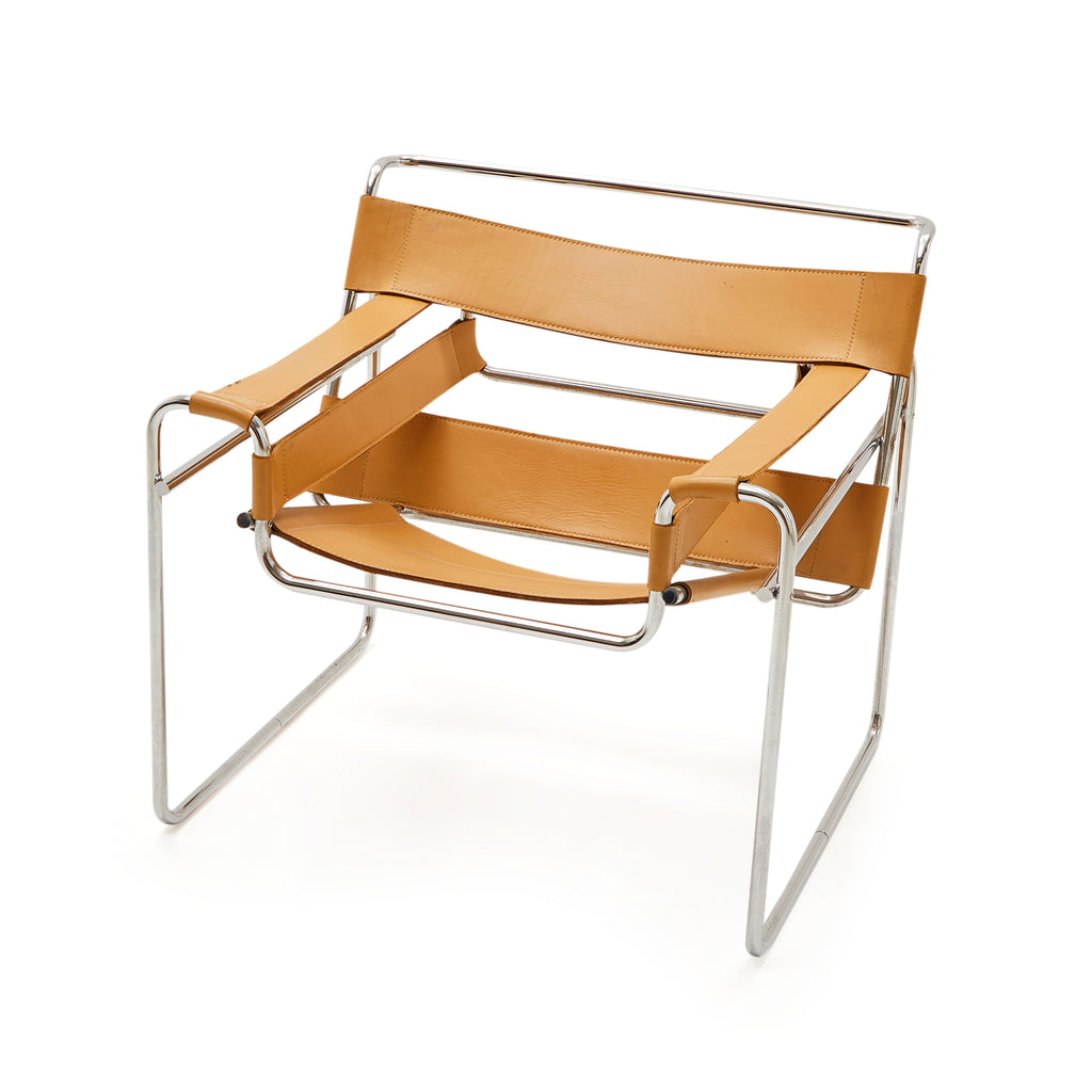 Tan Wassily Lounge Chair