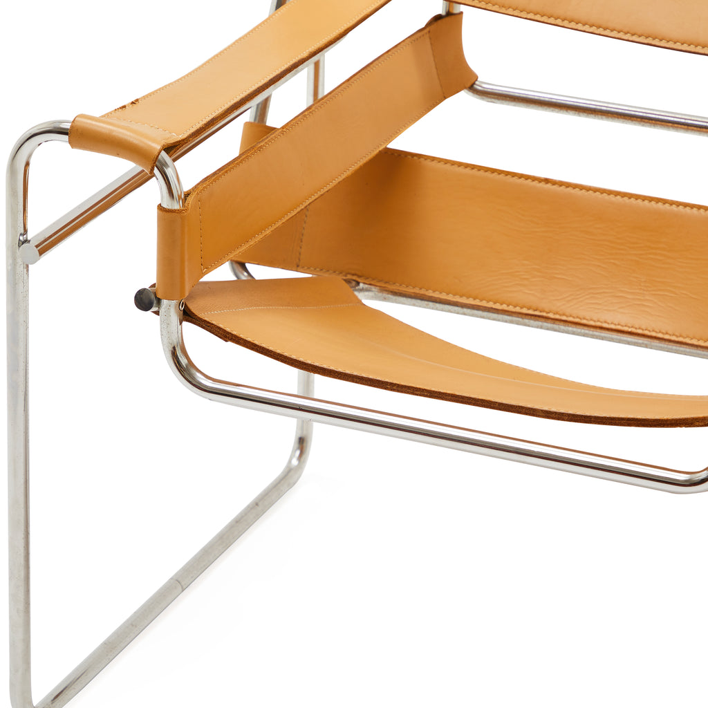 Tan Wassily Lounge Chair