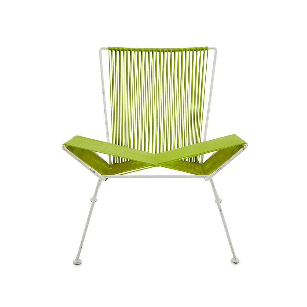 Green Modern Outdoor Cord X-Chair