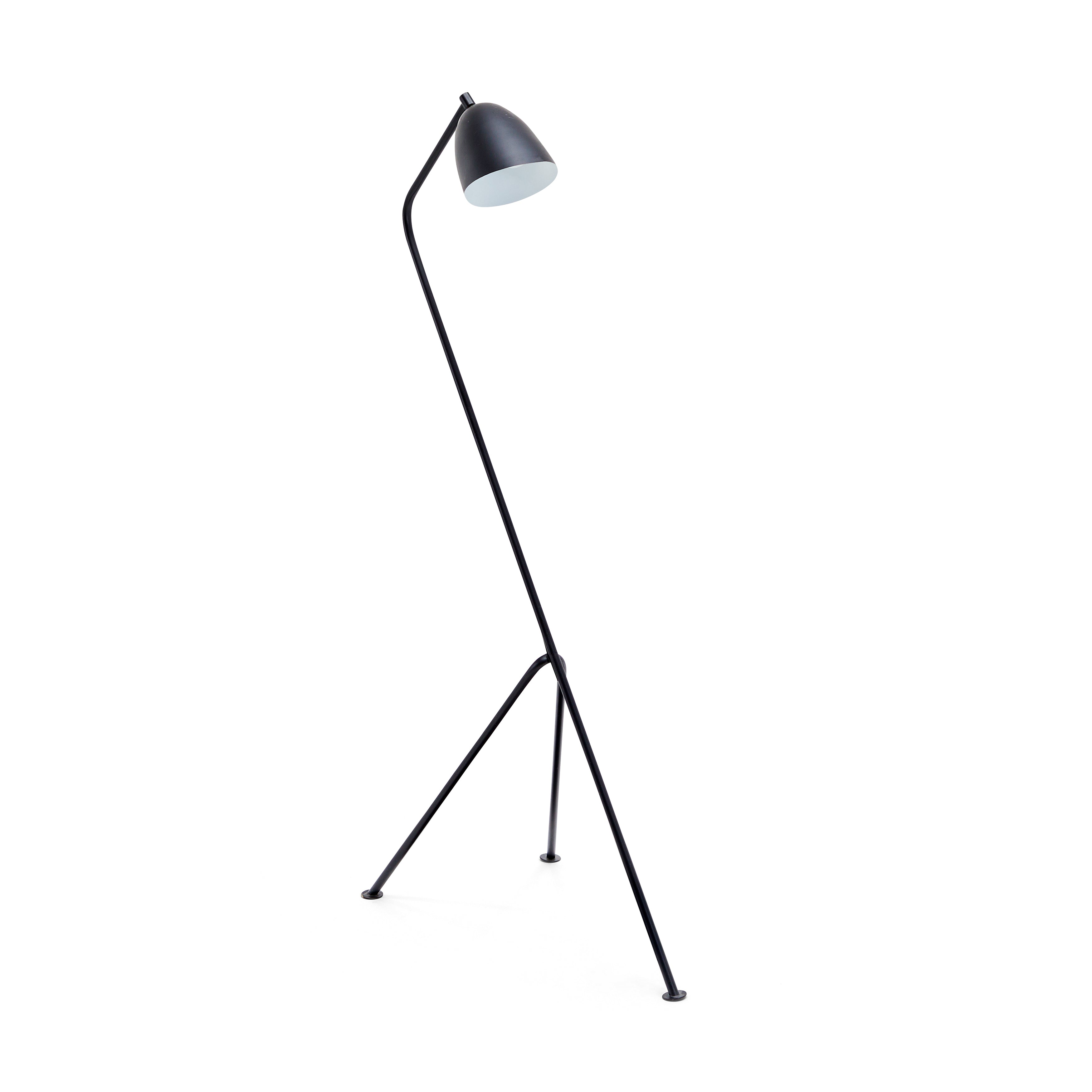 Black Small Shade Grasshopper Floor Lamp - Gil & Roy Props