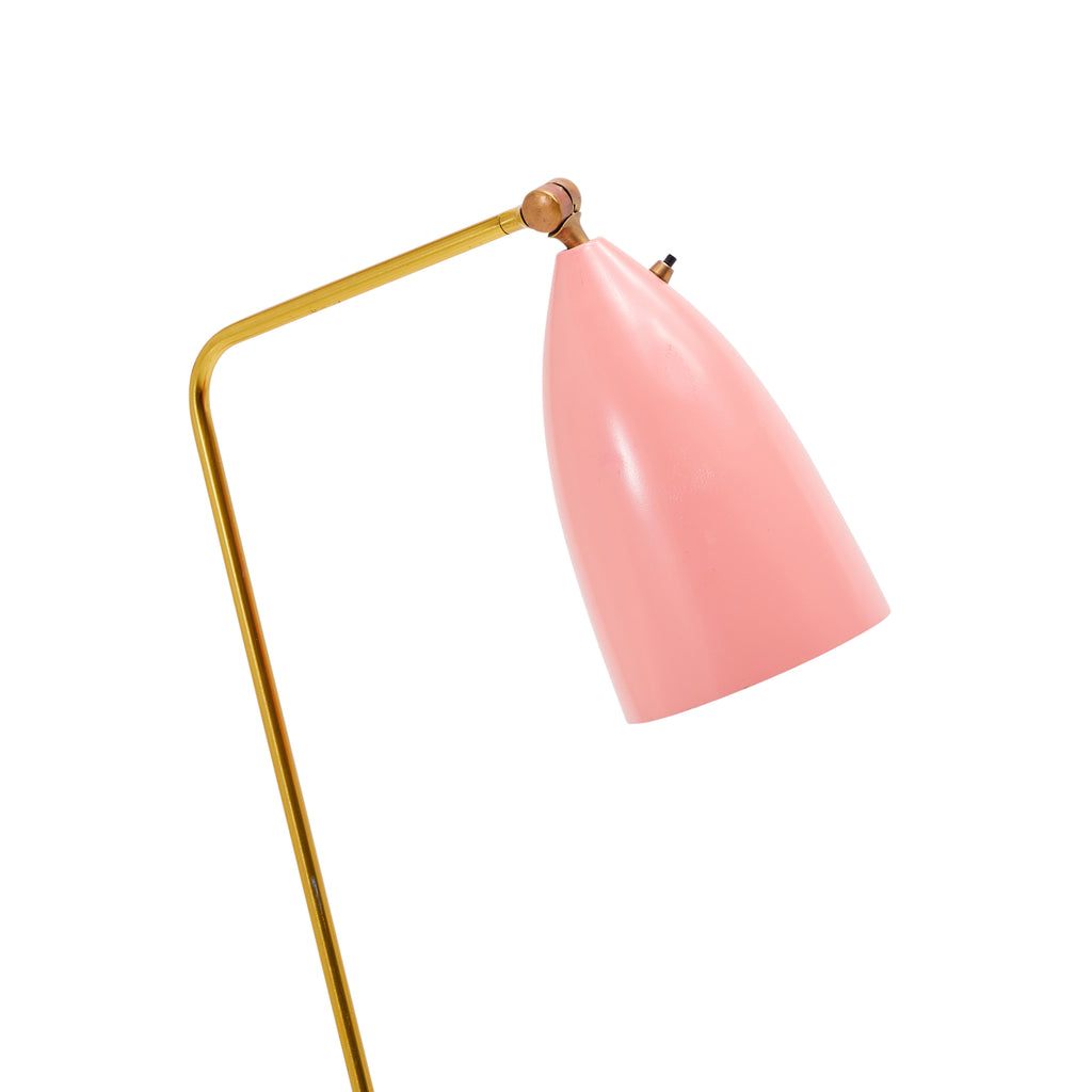 Grasshopper Floor Lamp - Gold & Pink