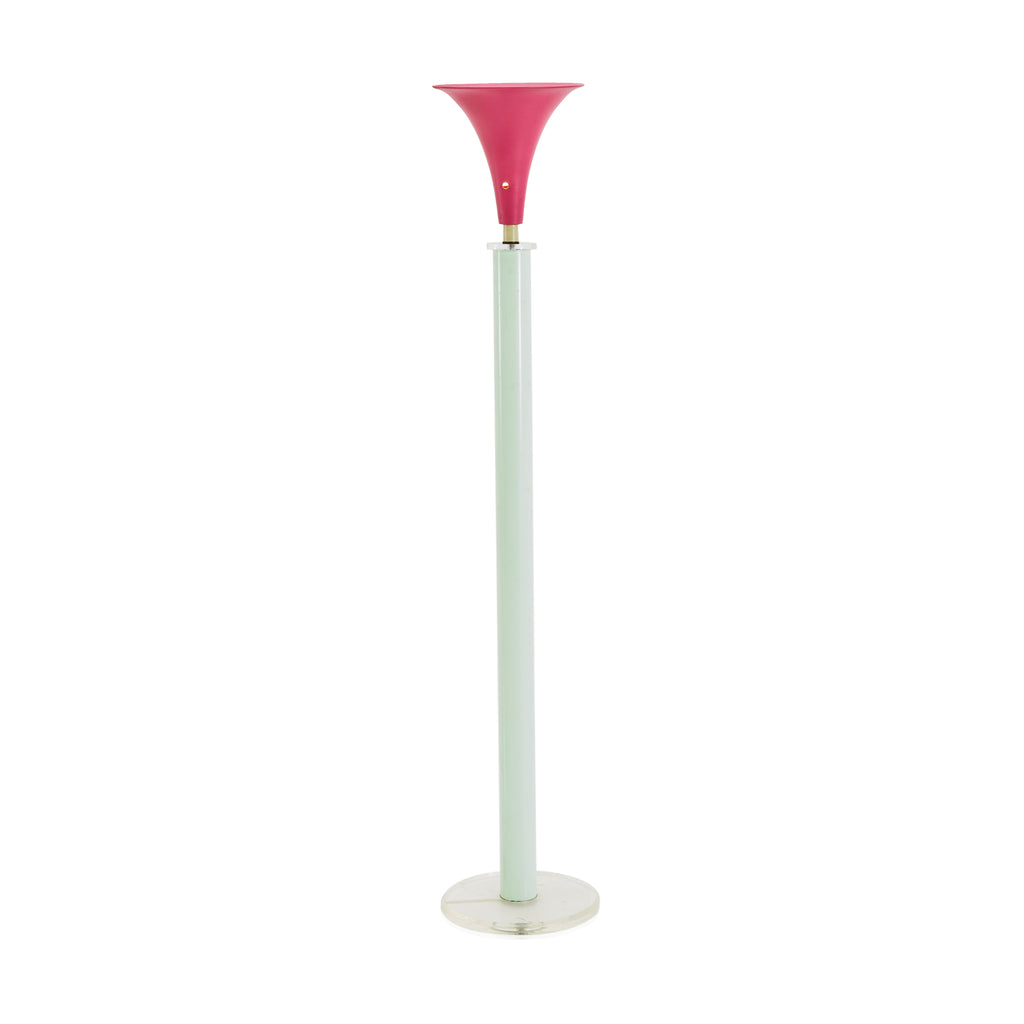 Pink & Turquoise Modern Floor Lamp