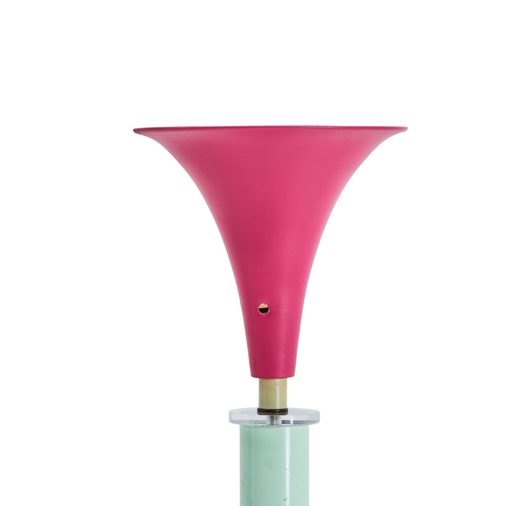 Pink & Turquoise Modern Floor Lamp