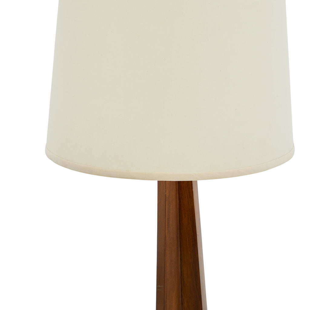 Wood Modern Tripod Floor Lamp