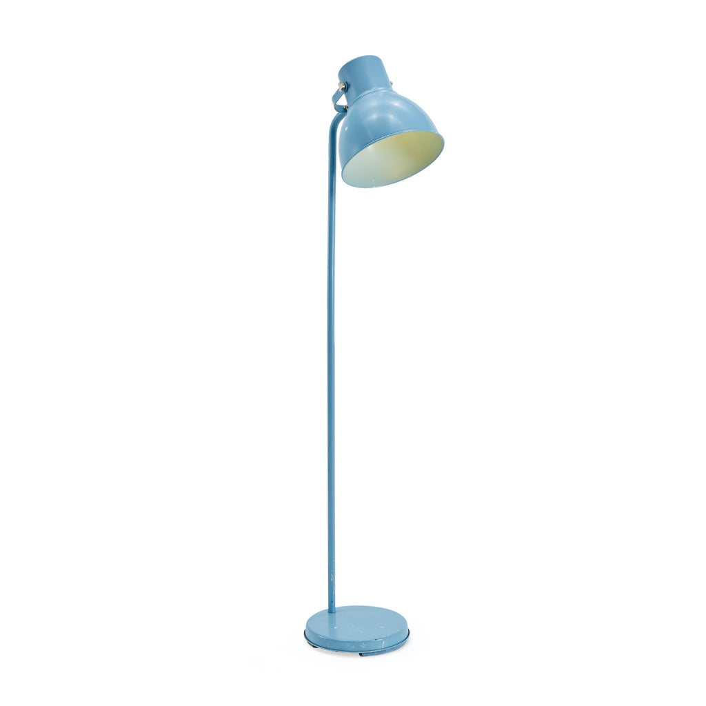 Blue Metal Modern Floor Lamp