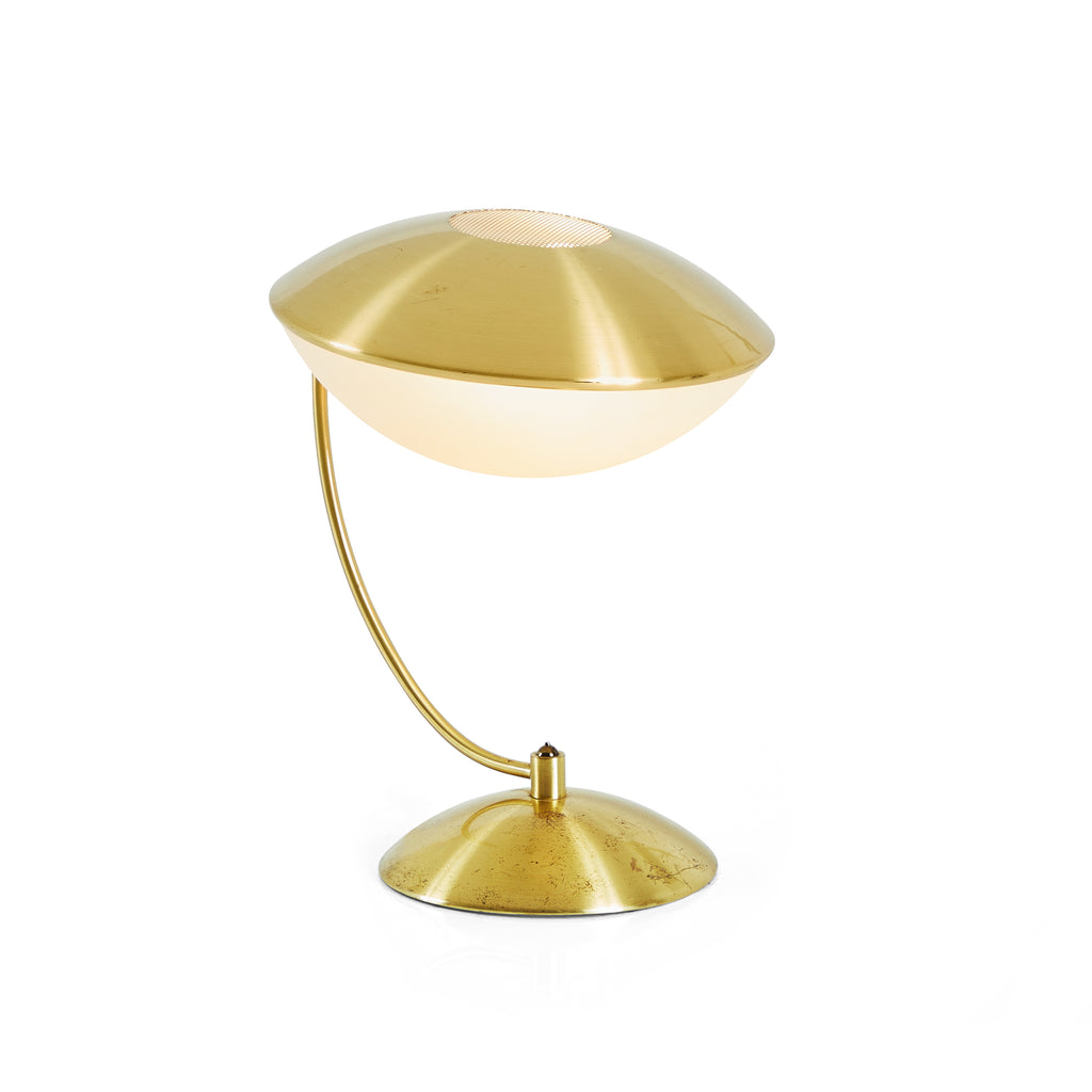 Gold Modern Disk Table Lamp