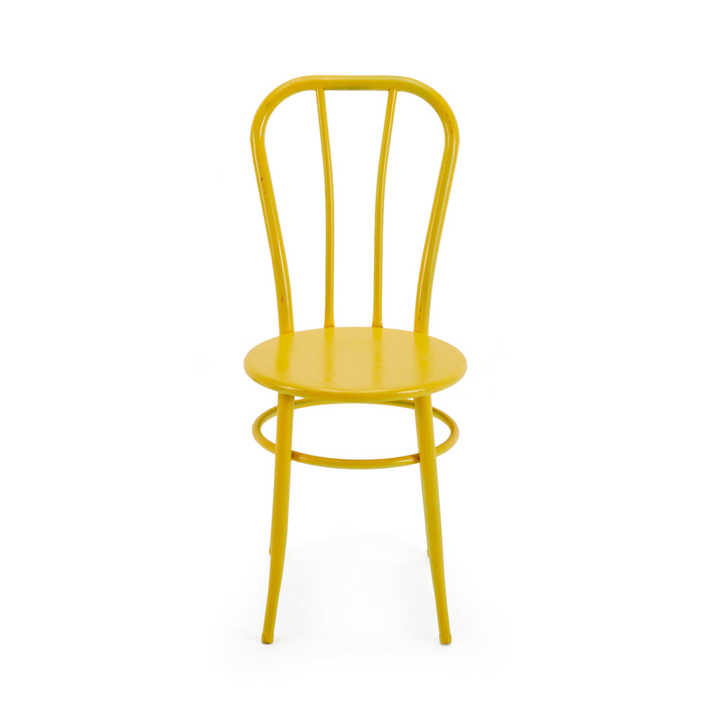 Yellow Metal Side Chair