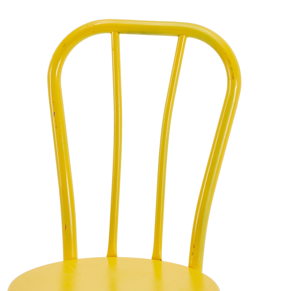 Yellow Metal Side Chair