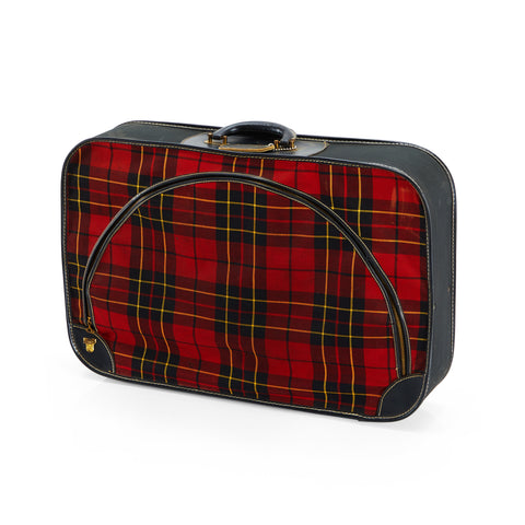 Red Plaid Small Suitcase