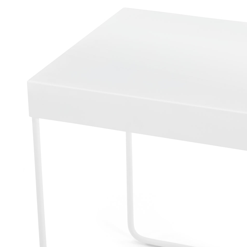White & Grey Plastic Contemporary Stacking Side Tables
