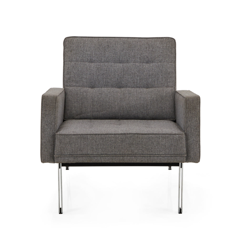 Grey Split Rail Lounge Chair