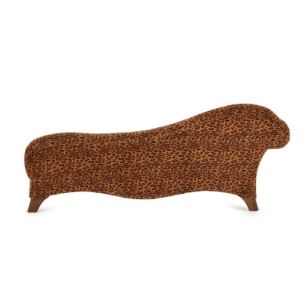 Leopard Print Victorian Daybed