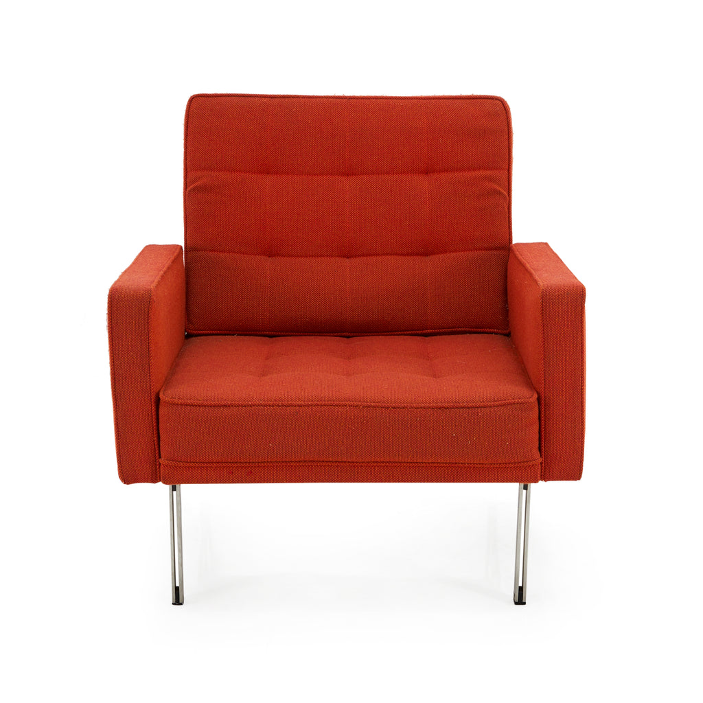 Orange Split Rail Arm Chair
