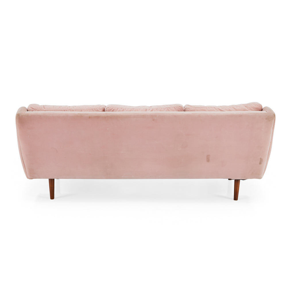 Pink Fabric Modern Sofa