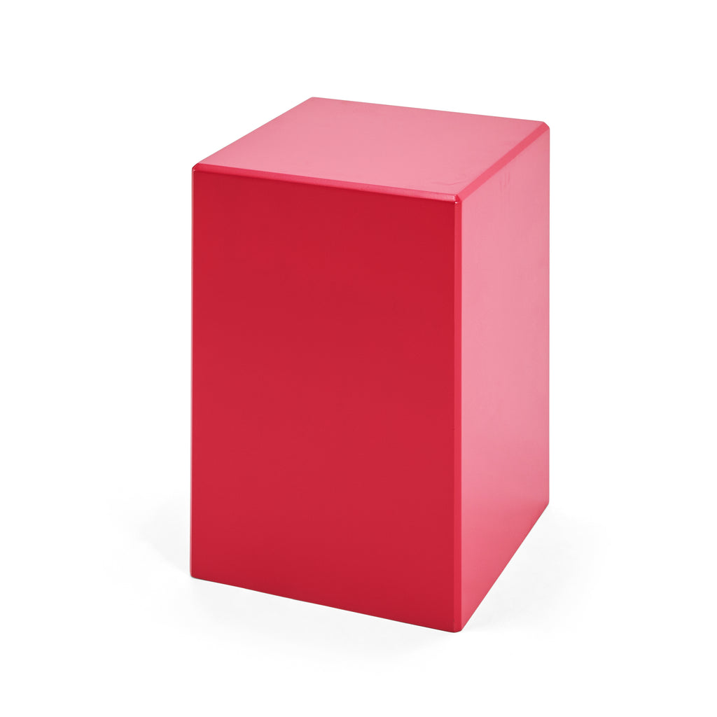 Pink Modern Rectangular Pedestal
