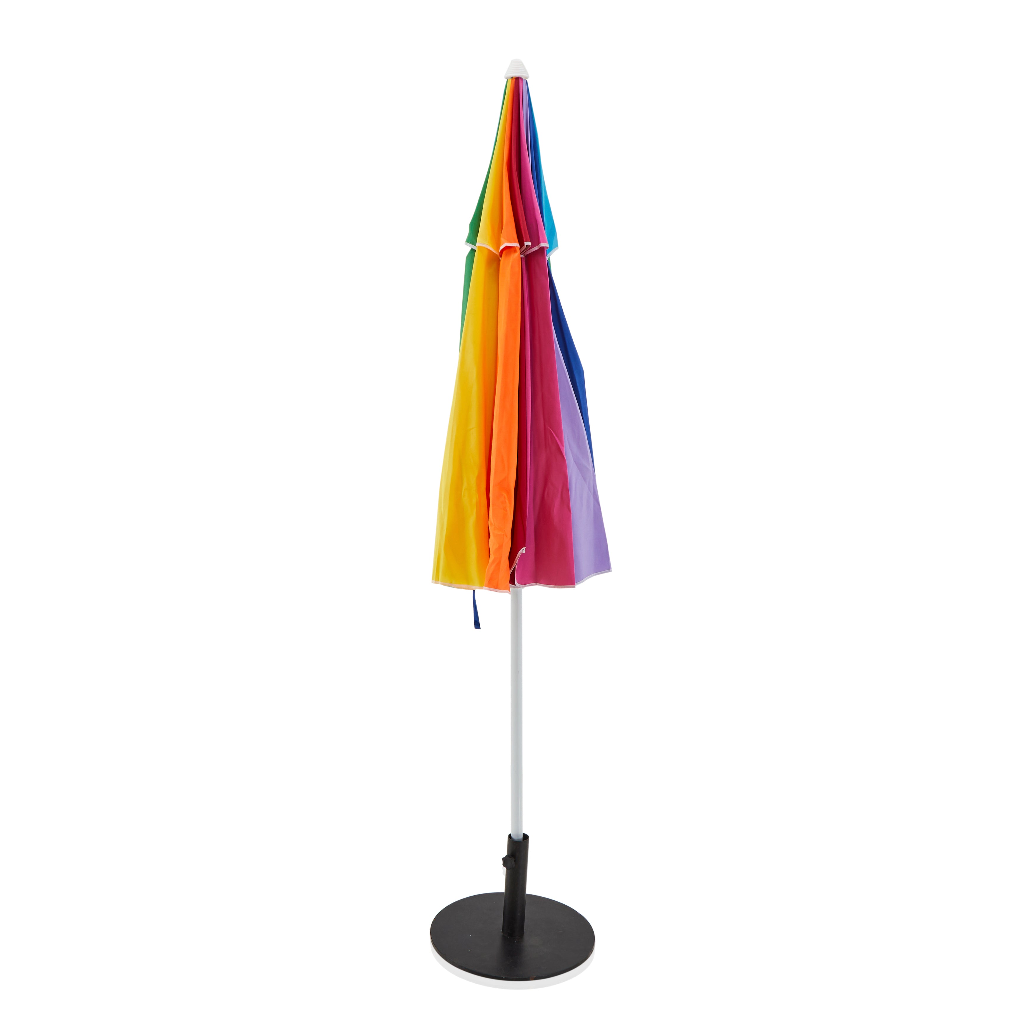 highest rated cantilever patio umbrella Rainbow Large Beach Umbrella