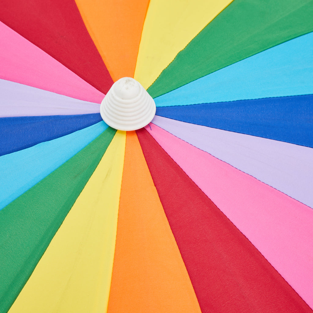 Rainbow Large Beach Umbrella