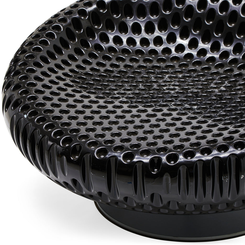 Black Golfball Futuristic Lounge Chair