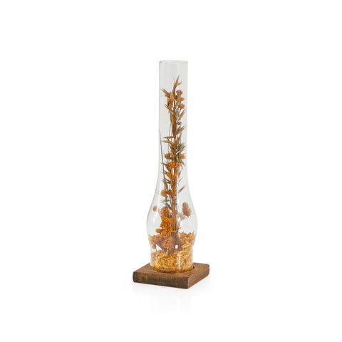 Decorative Vase with Dried Flowers