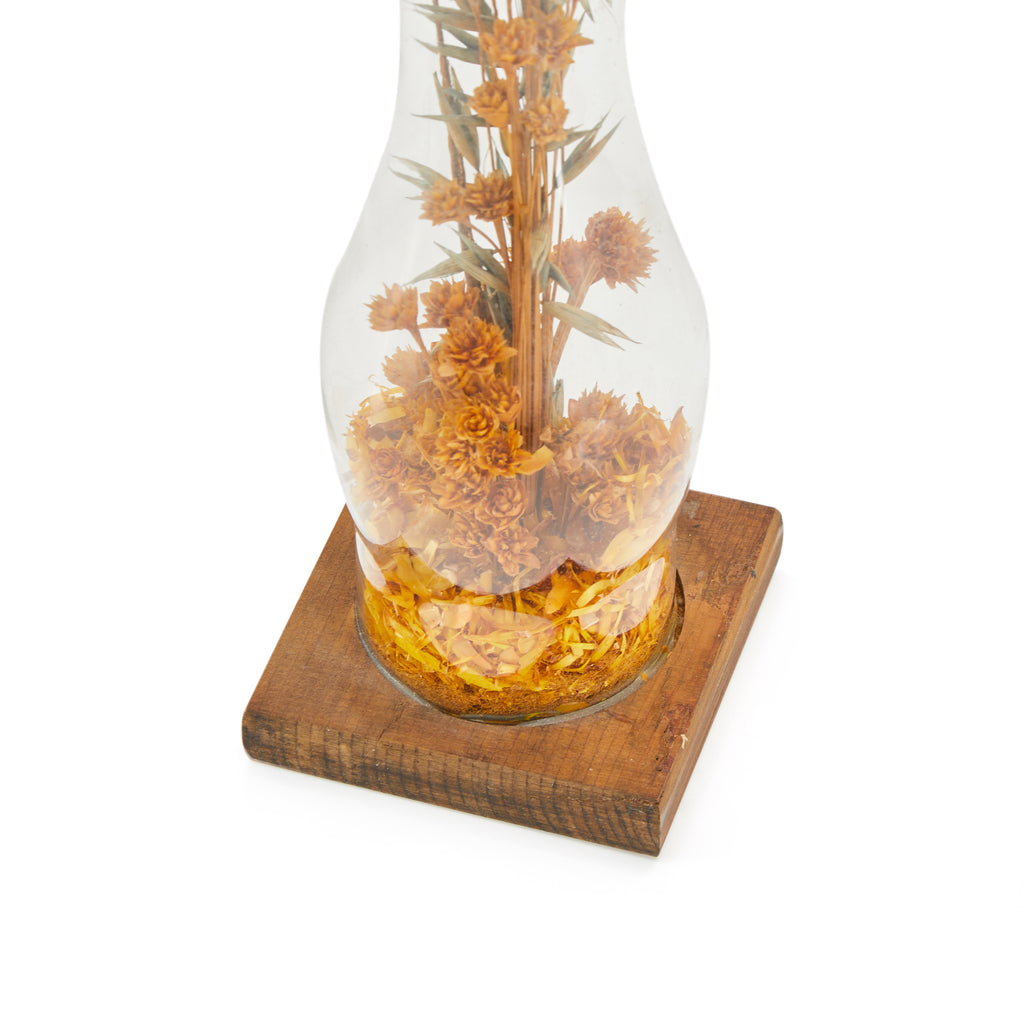 Decorative Vase with Dried Flowers