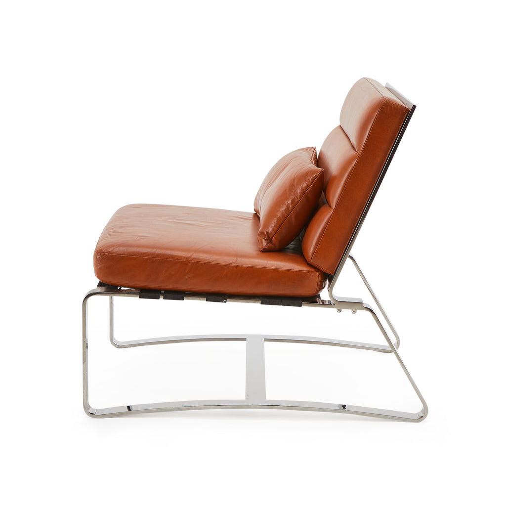 Tan Modern Lounge Chair