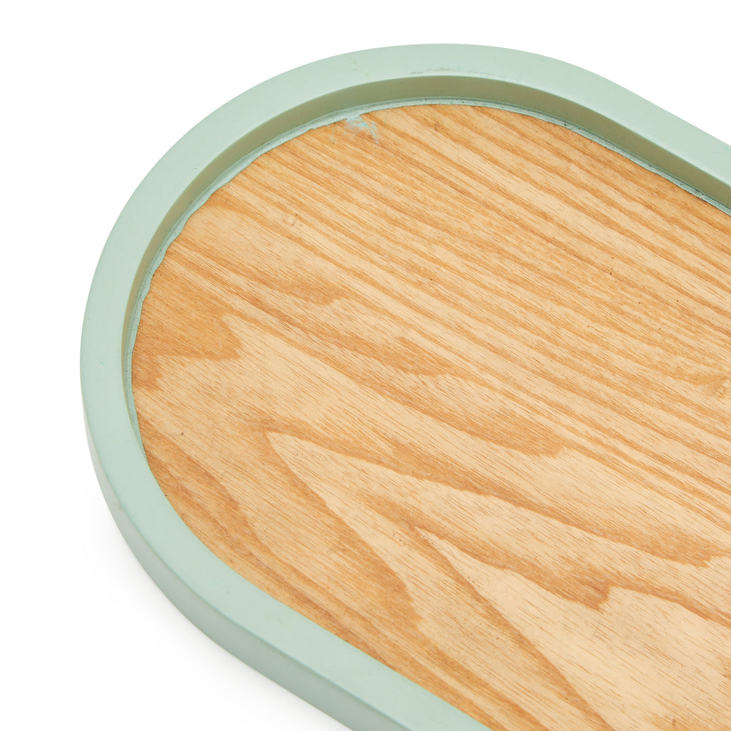 Aqua Trim Wood Tray (A+D)