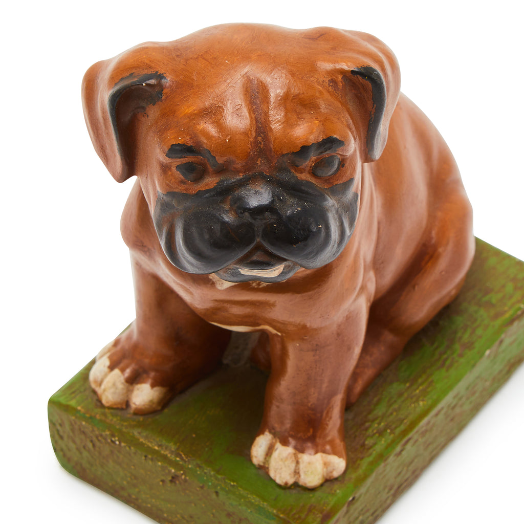 Brown Dog Sculpture (A+D)