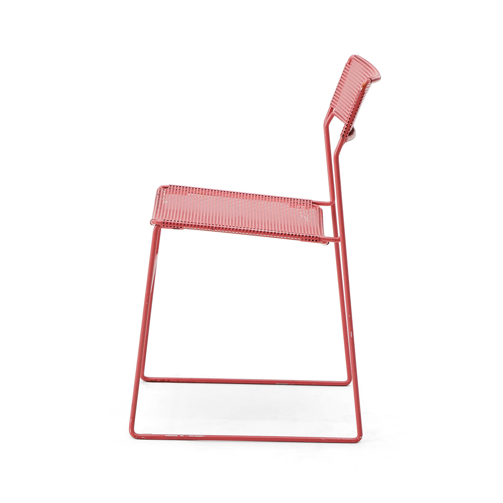 Arrben Sultana Perforated Metal Pink Outdoor Chair