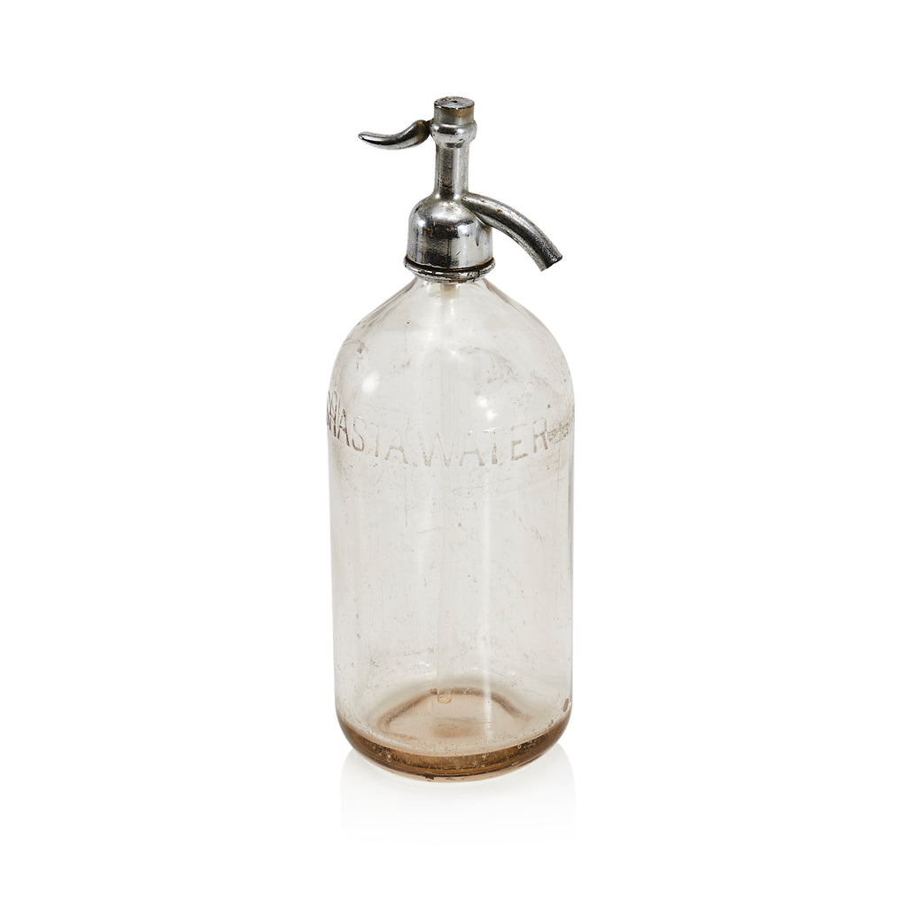 Vintage Glass Shasta Water Seltzer Bottle