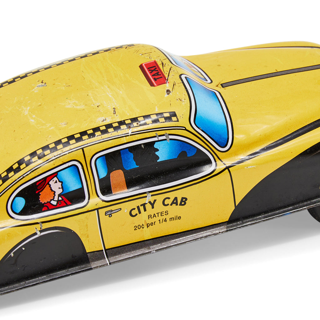 Yellow Taxi Cab Toy