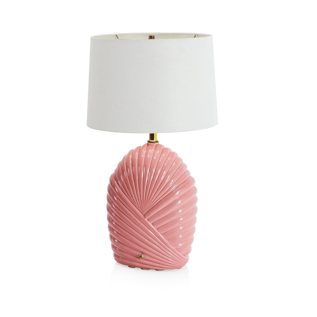 Pink 80s Deco Table Lamp