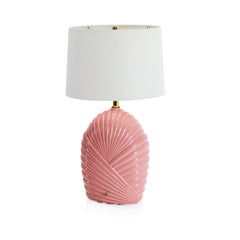 その他 80s pink lamp 1980s Salmon Pink Ceramic Table Lamp