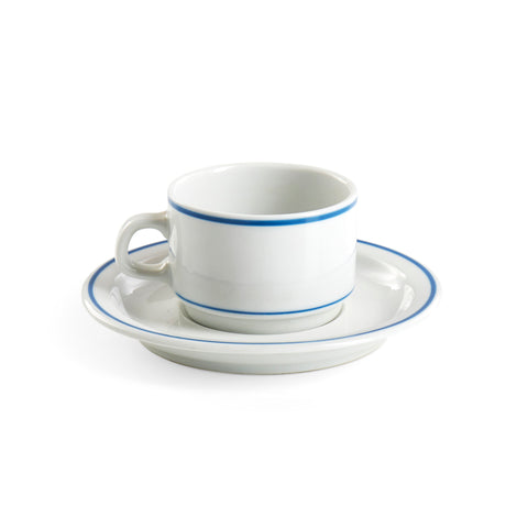 White Porcelain Tea Cup and Saucer