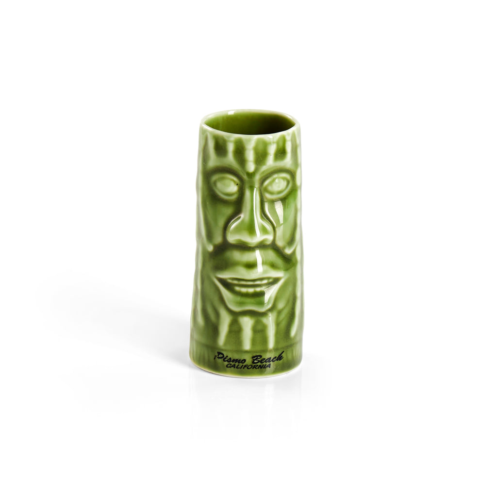 Green Tiki Face Cup