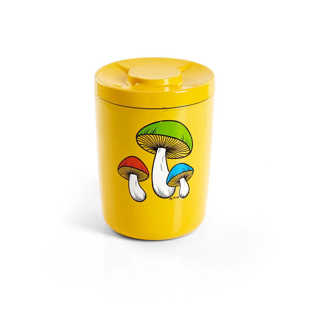 Yellow Mushroom Canister Set
