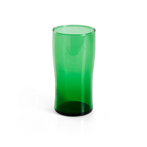 Tall Green Glass Cup