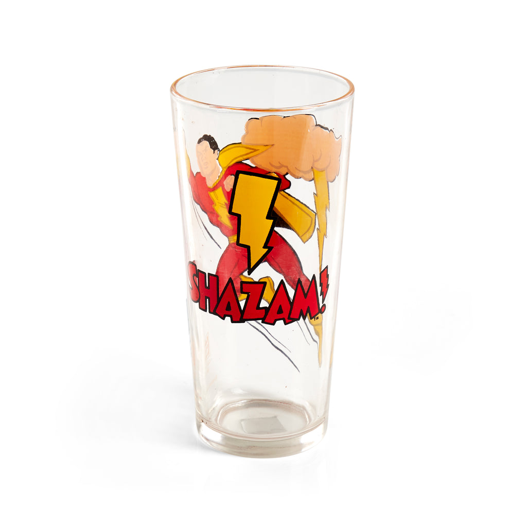 Shazam Retro Glass Cup
