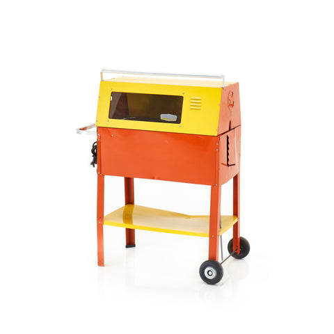 Orange and Yellow Cart Grill