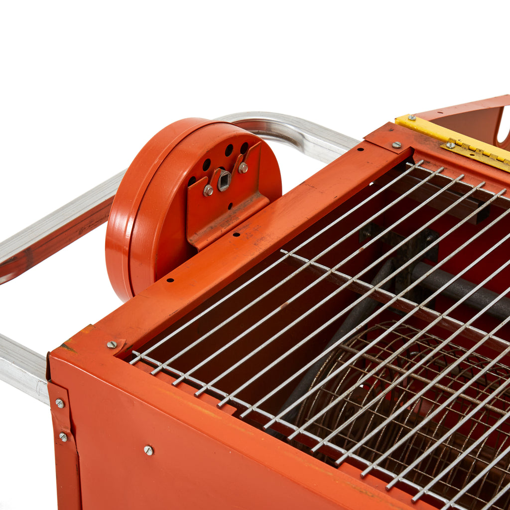 Orange and Yellow Cart Grill