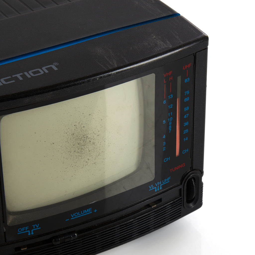 Black Action Portable Television